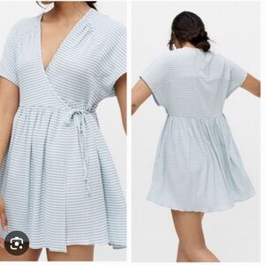Urban Outfitters Blue and White Mini Dress